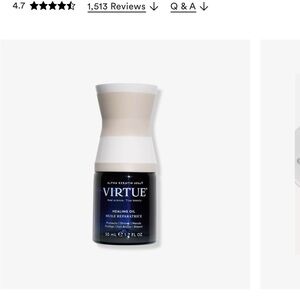 Virtue Healing Oil Hair Treatment - Black and White